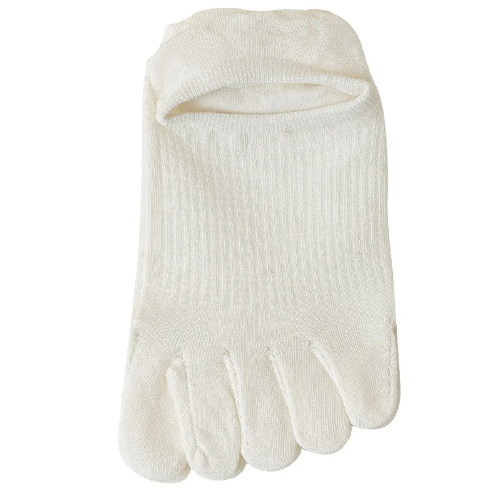 

Модные хлопковые мужские носки с открытым носком, однотонные короткие носки, невидимые короткие носки до щиколотки, впитывающие пот носки