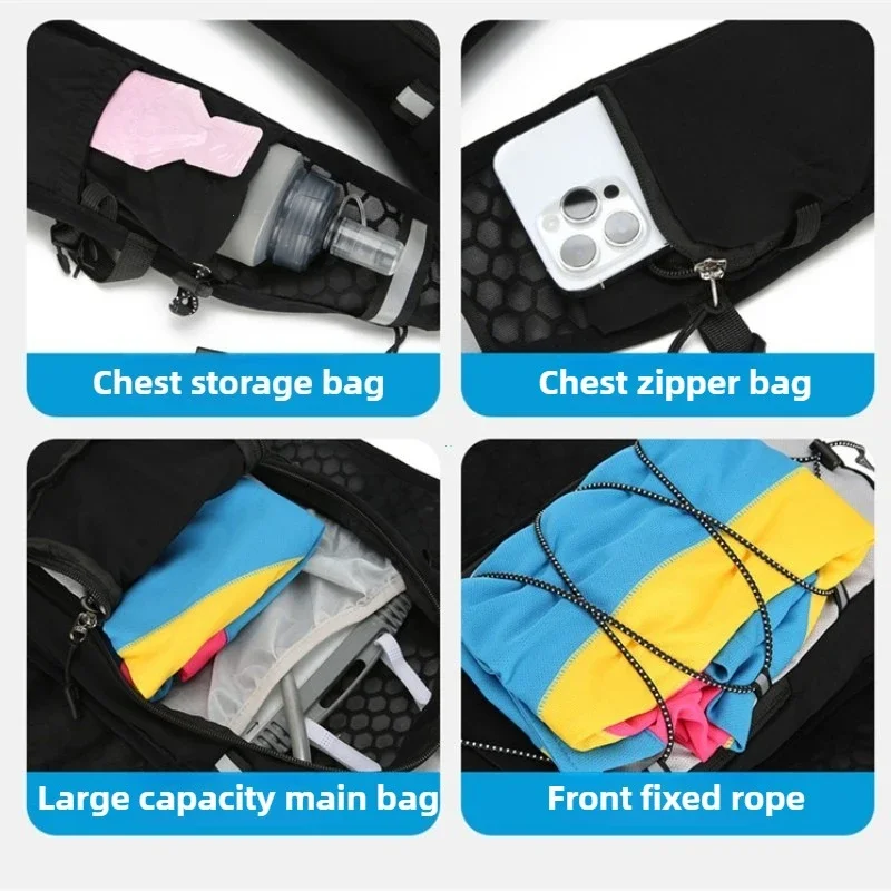 

Running Vest for Women Men Lightweight & Adjustable Hydration Backpack for Trail Running Marathon Hiking Cycling Jogging