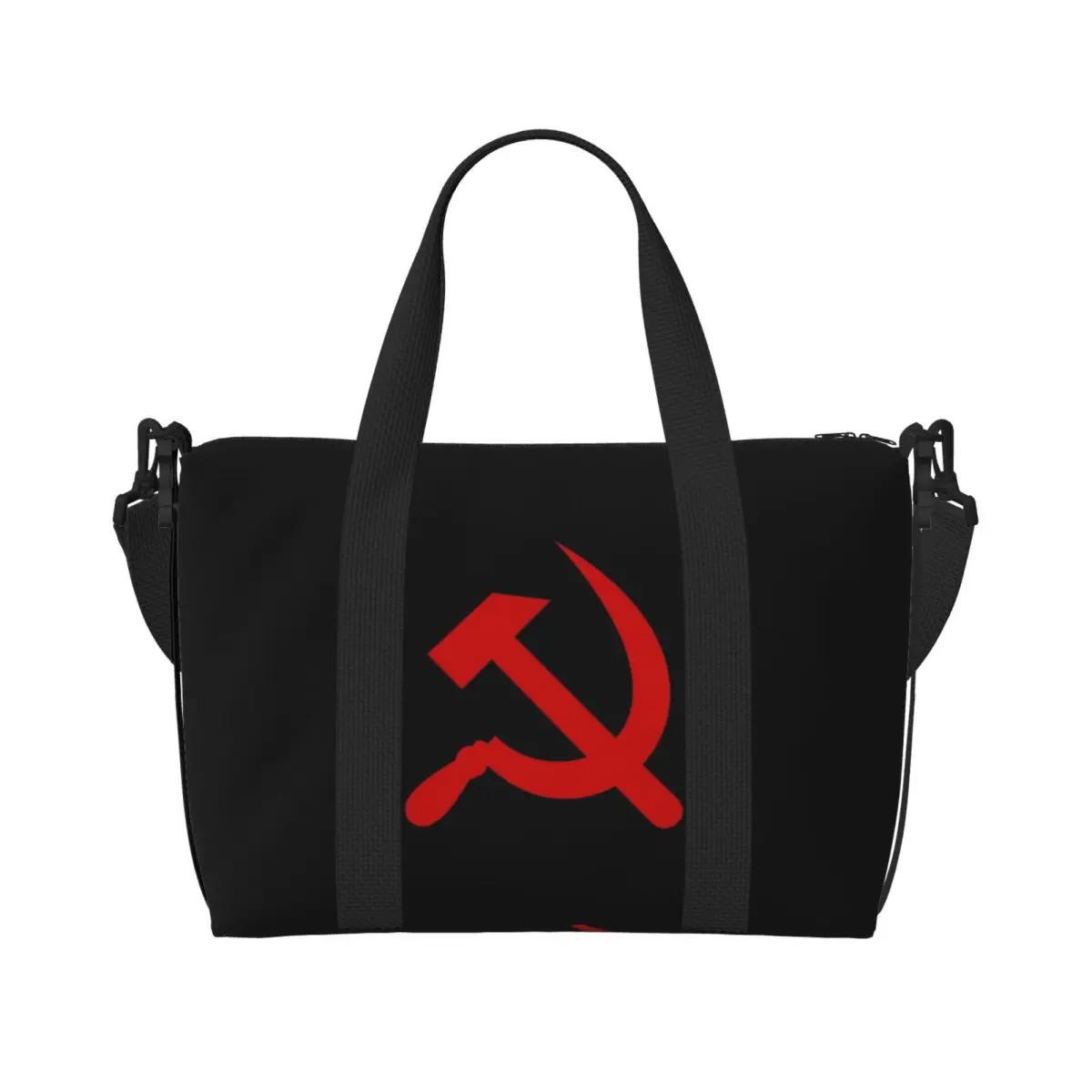 

Дорожная сумка для мужчин и женщин с изображением молота и серпа, гербом СССР, спортивная сумка большой вместимости, уличная сумка, повседневная спортивная сумка