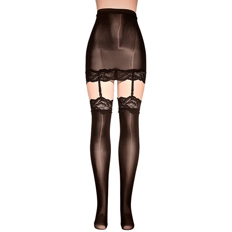 حزام دانتيل عالي الخصر للنساء ، تنورات شفافة حمالات ، حزام ، سينتشر ، أسود ، تنفس ، مشد ، مثير #5