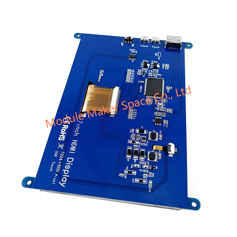 7 Inch ortable Touch Screen Monitor 1024x600 HDMI Input - Compatible with PC/Raspberry Pi/DIY, HD LCD Secondary Display Panel