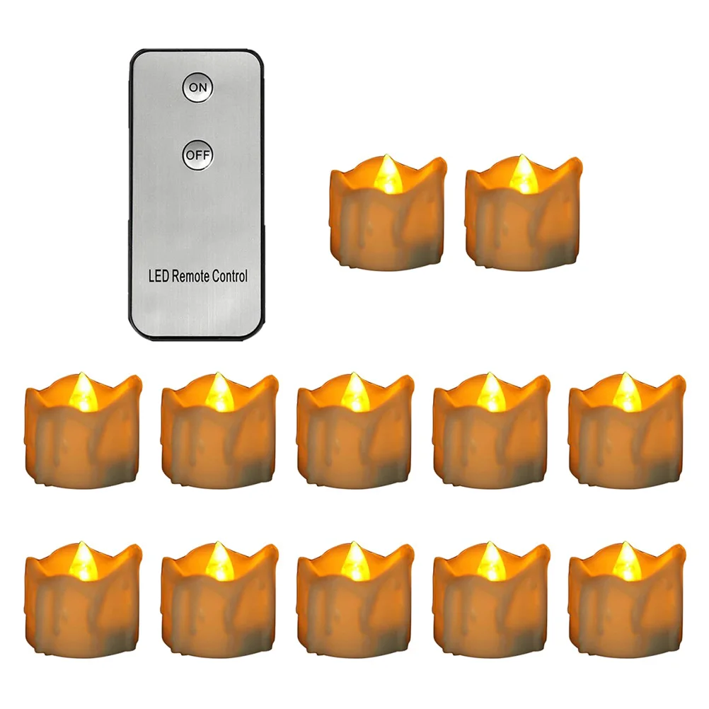 

12 Pcs Lantern Flameless Light Luminous Lamps LED Lights Party Decorations