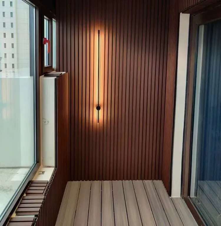 10 piezas de tablero de pared de plástico WPC para exteriores, tablero de rejilla de plástico para jardín, patio, villa, tablero de cerca, decoración de pared exterior