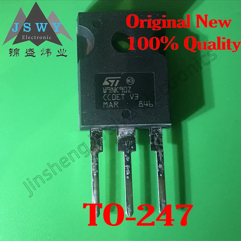 1~20PCS STW9NK90Z STW9NK90 900V9A Field Effect W9NK90Z Direct TO-247 NPN Triode Brand New In Stock