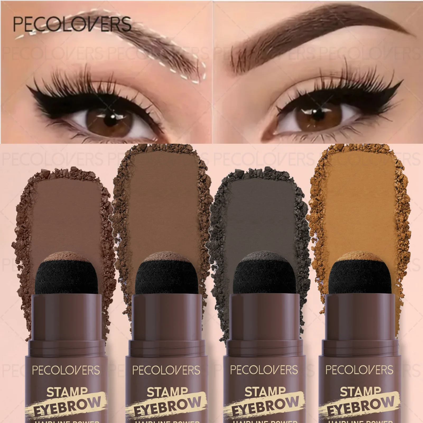 1 polvere fine: riempie l'attaccatura dei capelli e le sopracciglia, a lunga durata, per l'attaccatura dei capelli, le sopracciglia e il contorno, si adatta al trucco quotidiano