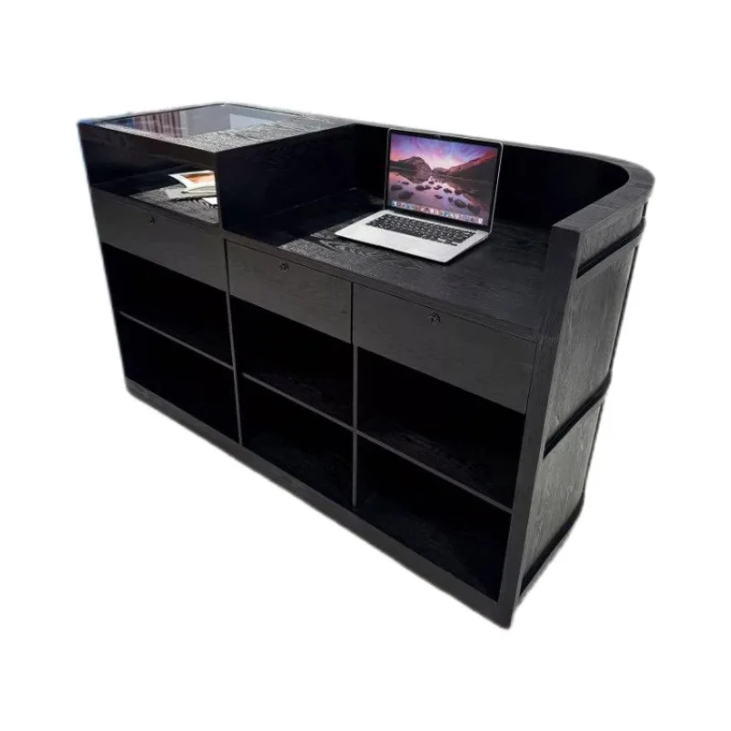 Clothing store glass Zhongdao display cabinet, flowing water decoration display locker