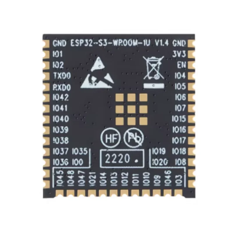 1pcs Original ESP32-S3-WROOM-1U-N16R8 Wi-Fi Bluetooth 5.0 32-bit Dual-core MCU Module