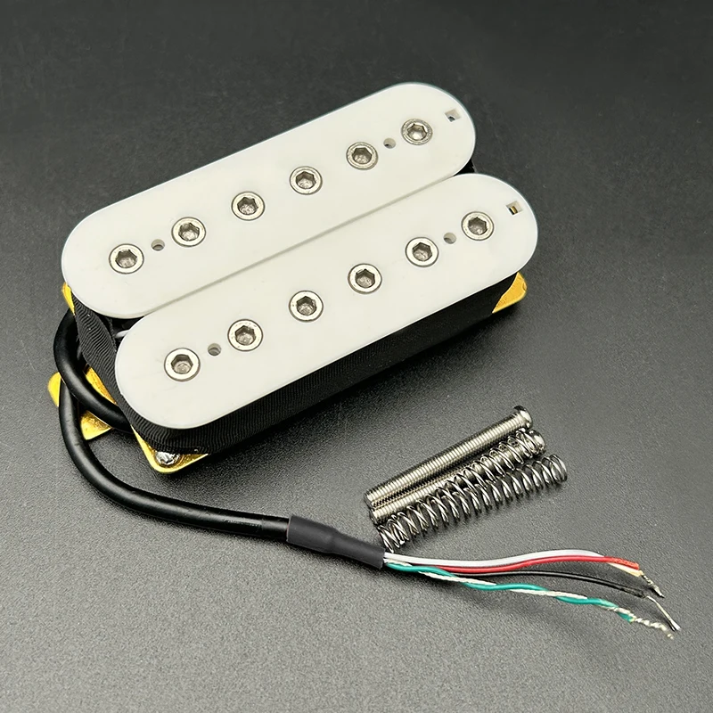 6-String Electric Guitar Humbucker 12 Adjustable Hex Screw Dual Coil for Guitar Coil Splitting Pickup N7.5K/B15K Output