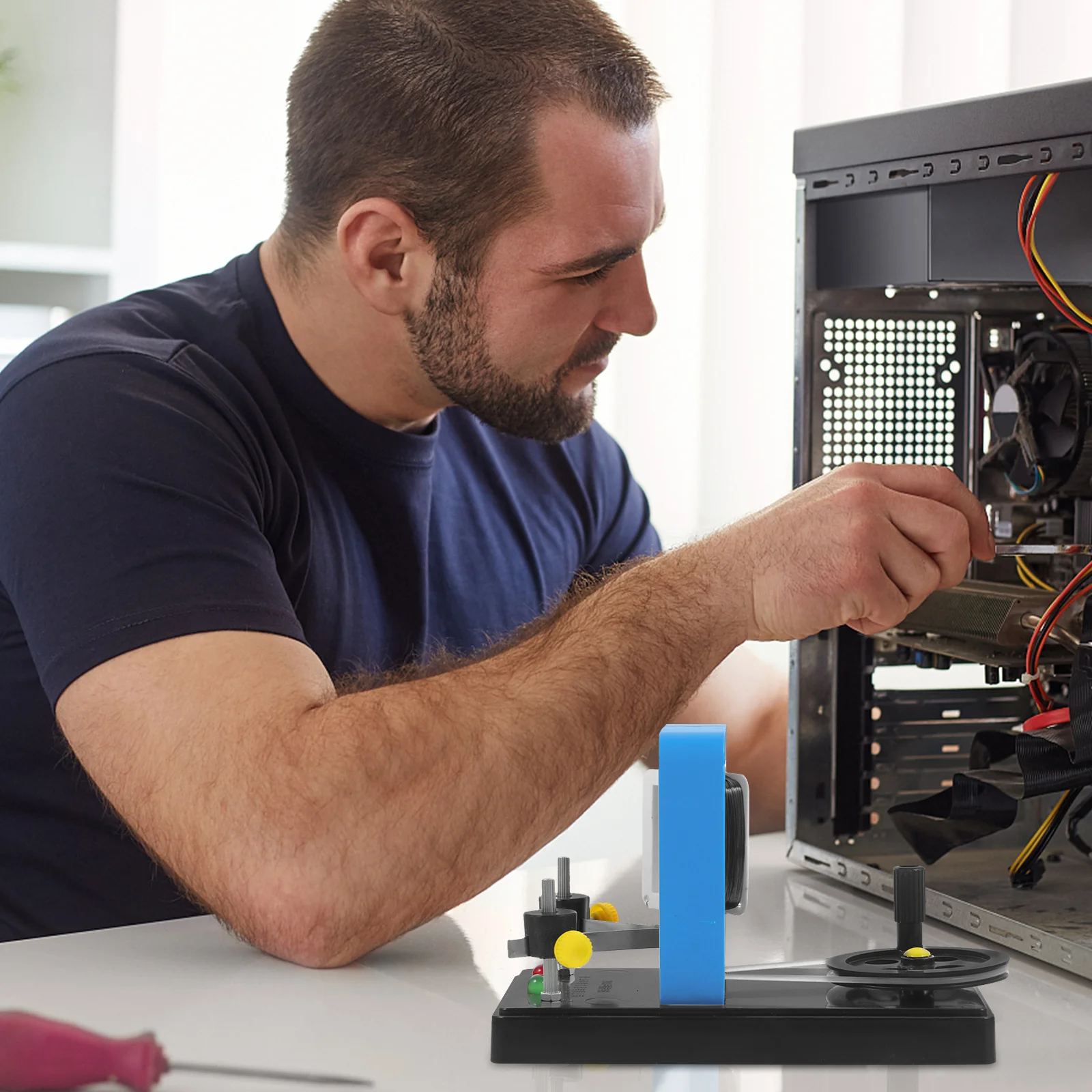 

Hand Cranked Electricity Generator DIY Dynamo Portable Physical Electricity Apparatus Student Experiment Science Equipment