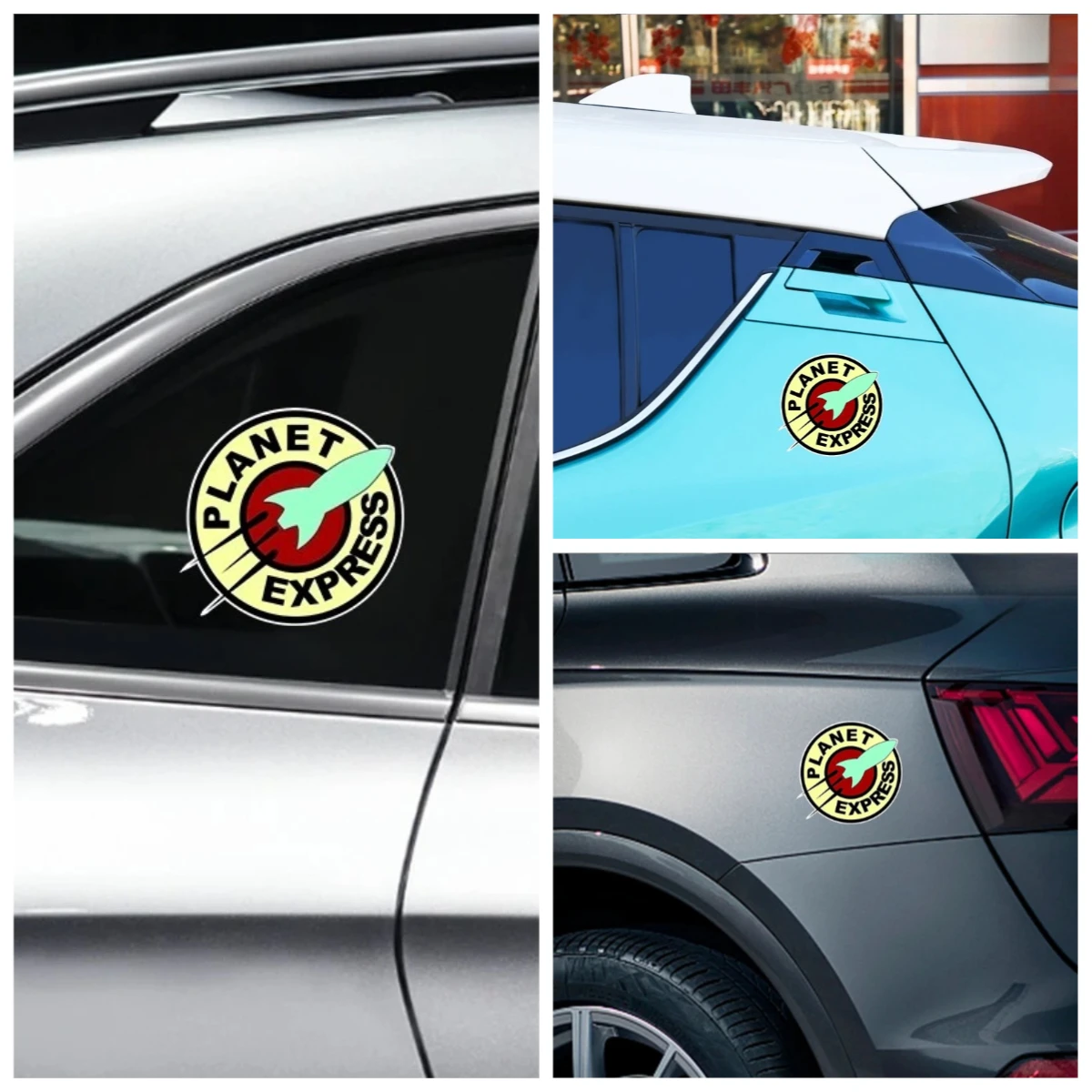 

PVC Decal for Planet Express Car Sticker Waterproof on Bumper Rear Window Laptop Refrigerator