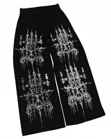 2026 moda nueva impresión 3D estilo gótico fresco estilo europeo y americano adulto Hip Hop Street Casual pantalones deportivos sueltos
