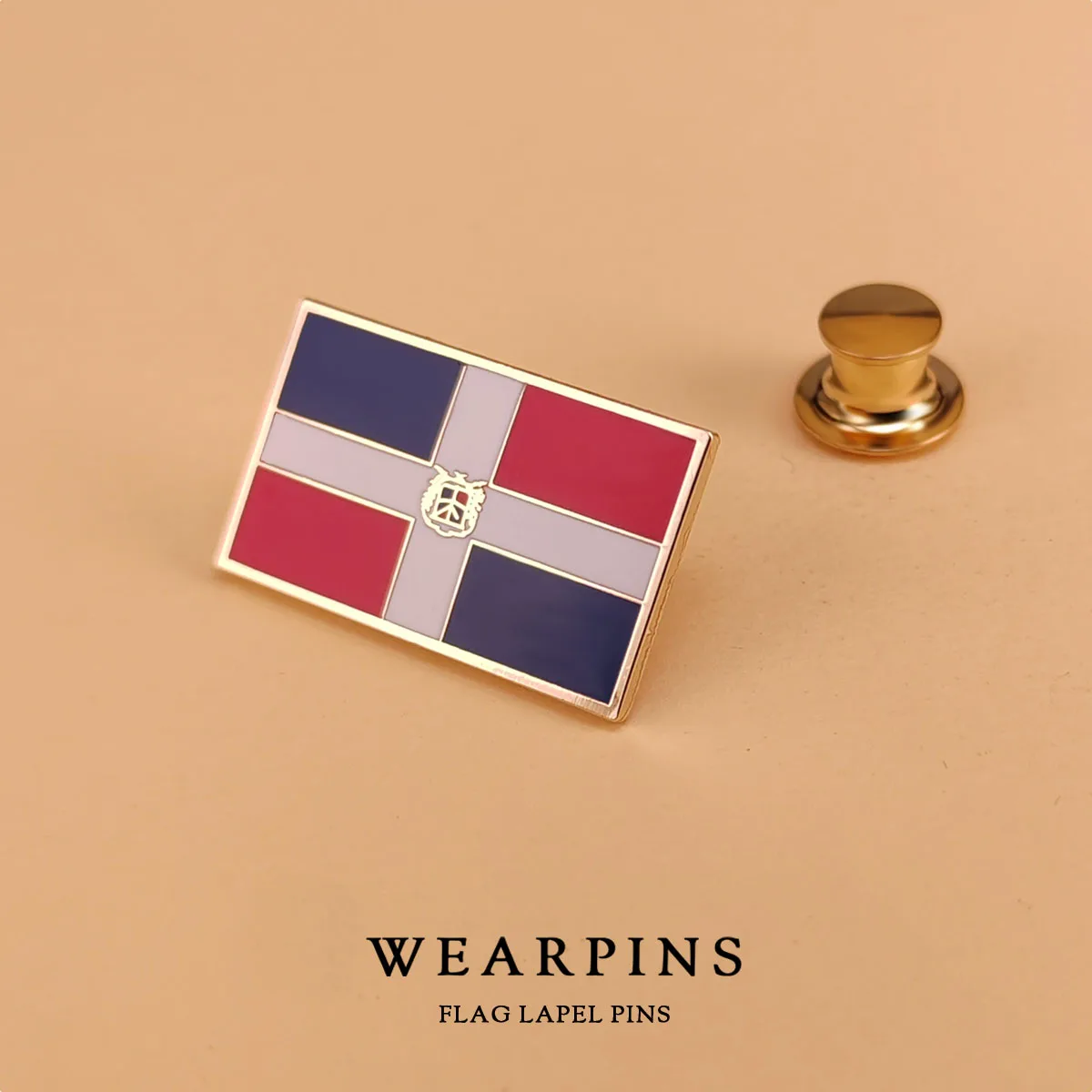 Dominican Republic National Flag Lapel Pins Country Badges