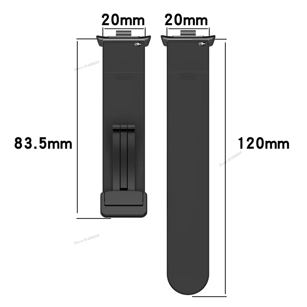 Magnetic Folding Buckle Silicone Watch Strap for Xiaomi Redmi Watch 4 Watchband for Redmi Watch 3/3 Active Bracelet Accessories