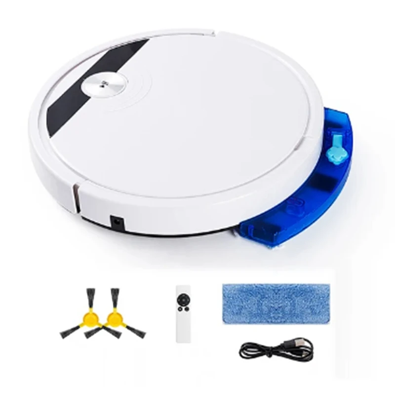 5-In-1 RS800 With Remote Control Super Quiet Smart Robot Vacuum Cleaner Wet&Dry Mopping Floor Home Appliance Easy To Use White,A