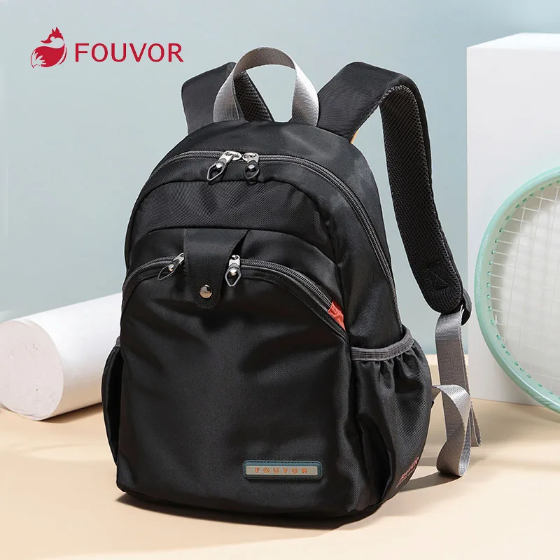 Fouvor Casual Sport Rucksack Frauen 2025, Mode Nylon Wasserdicht Reise Laptop Rucksack Große Leinwand Student Schule Taschen 2587-23