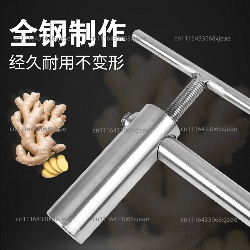 High Speed Manual Stainless Steel Grinder Hand Press Juicer Stainless steel ginger paste grinder