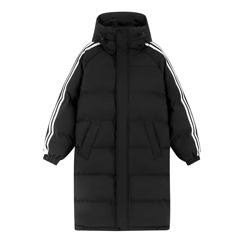 7XL Männer Neue Winter Neue Plus Lange Warme Dicke Kapuze Parkas Jacke Mantel Herren Winddicht Casual Outwear Outfits Parkas Mantel Männlich