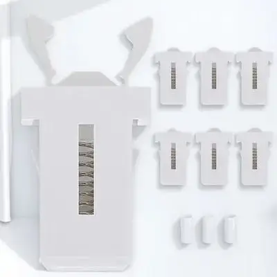 10Pcs Plastic Press Latch Buckles Universal Garbage Can Locks Replacement Buckles for Trash Bin Repair Tools Trash Can Latch