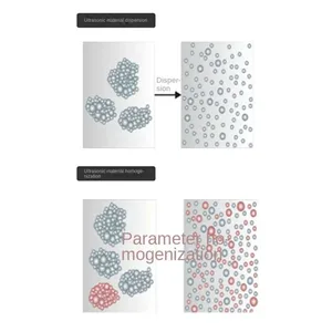 Equipamento De Processador Ultrassônico De Liga De Titânio Emulsionar Sonicator Sonda Misturador De Homogeneizador Sônico, Disruptor De Célula De Ultrassom Líquido 6 principais vendas homogeneizador industrial - №1
