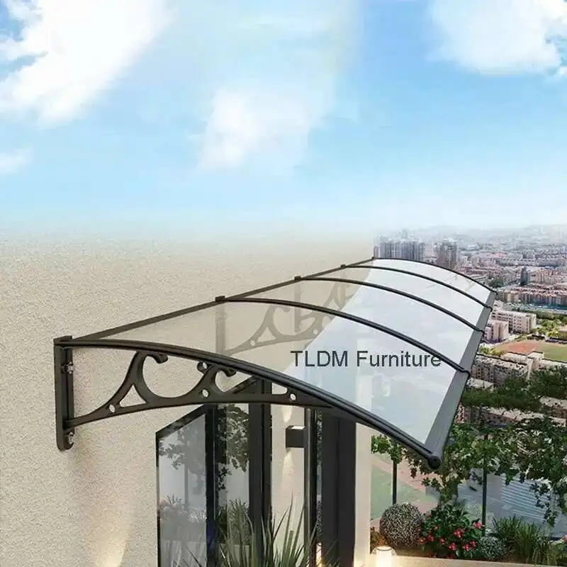 

Водонепроницаемые прозрачные простые новые балконные современные алюминиевые бесшумные навесы из сплава, бытовой уличный тент, тент для двора