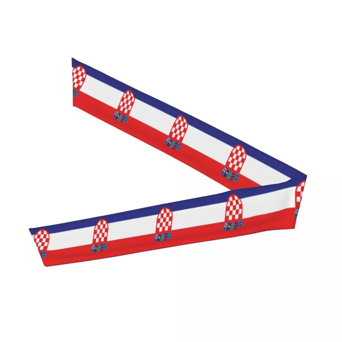 Croatia Flag Sweatband Bandanas Hairband Head Tie Sports Headband Hair Accessories