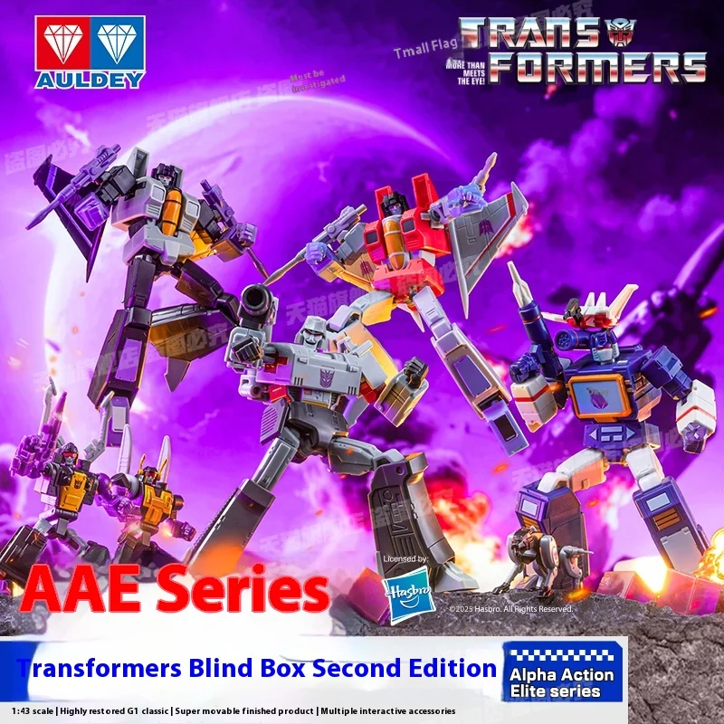 

AULDEY Transformers AAE Series Ver.2 Action Figure Set - Megatron, Nemesis Prime Skywarp Perceptor Elita Collectible Model Toys