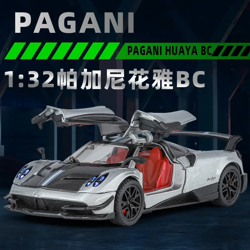 

1:32 Pagani Huayra BC сплав спортивный автомобиль литая под давлением модель украшения дома коллекция украшений детские игрушки подарок для друга