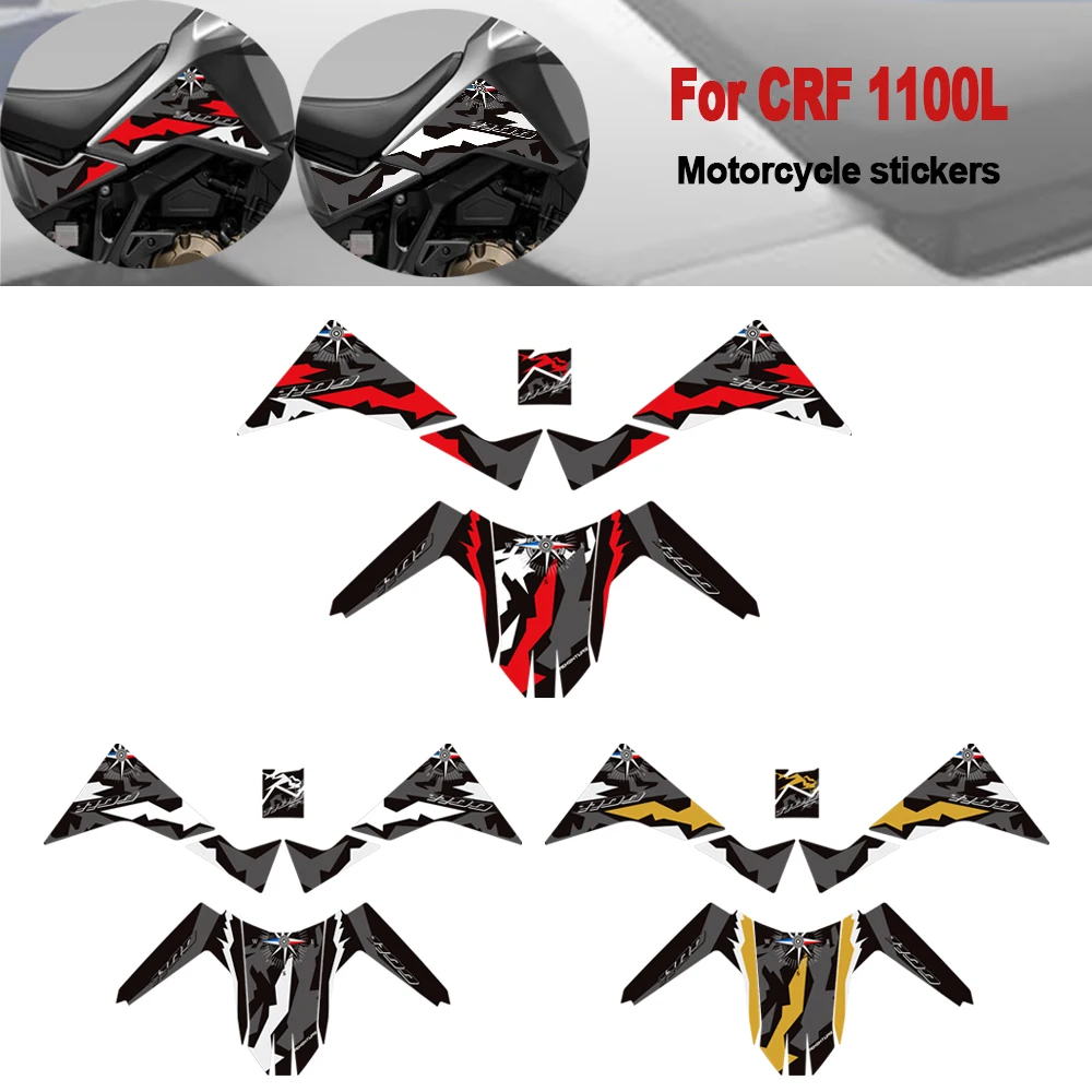

New Decorative kit Tank pad stickers PVC decals For CRF 1100L 1000 L CRF1100L CRF1100 Africa Twin Adventure ADV Sports 2024-2026