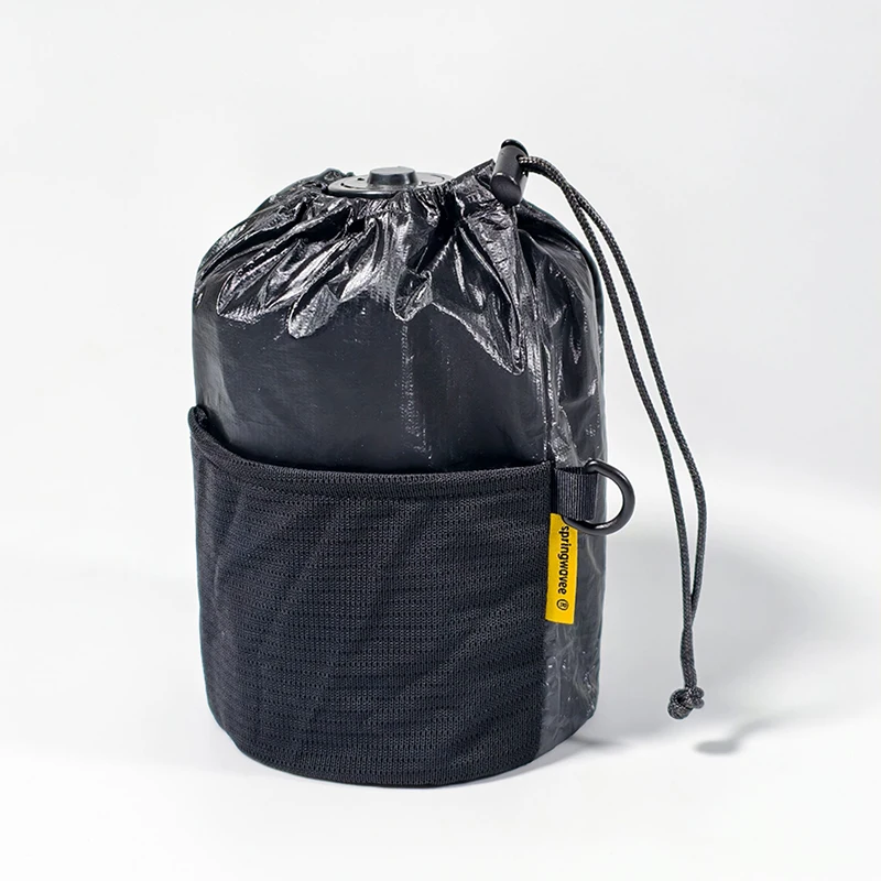 Ultra Lightweight Storage Bag Outdoor Camping Hiking Stove Alpine Gas Canister Cover Tank Protection HDPE UHMWP Camp Gear