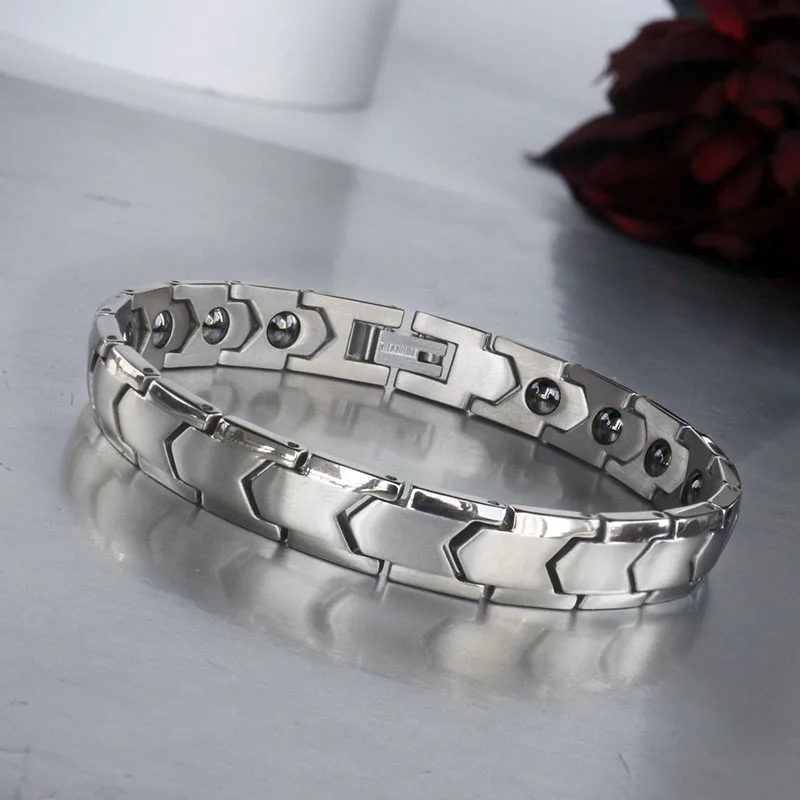 Pure Titanium Bracelet Inlay Germanium for Women Jewelry Nice Gift