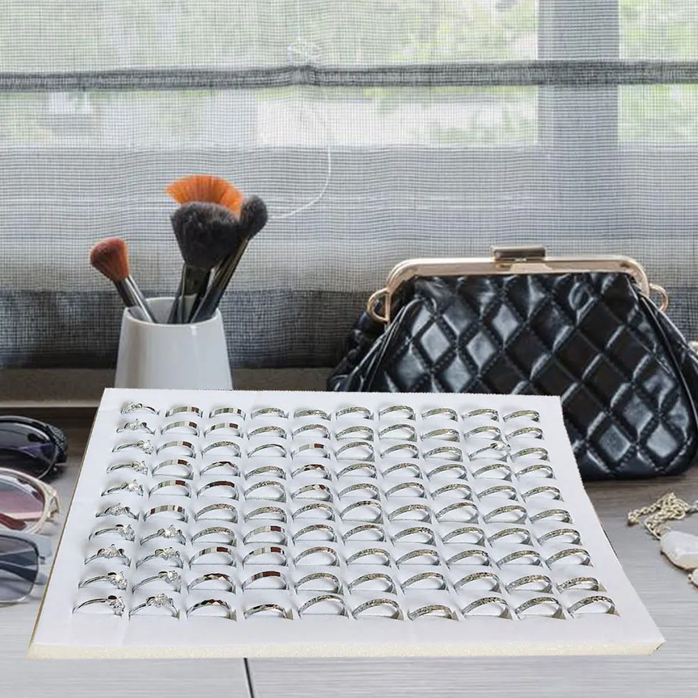 10pcs Jewelry Box Insert Sponge Pad For Ring Holder Earring Storage Display Organizer Liner Mat Case Supplies Ear Insert