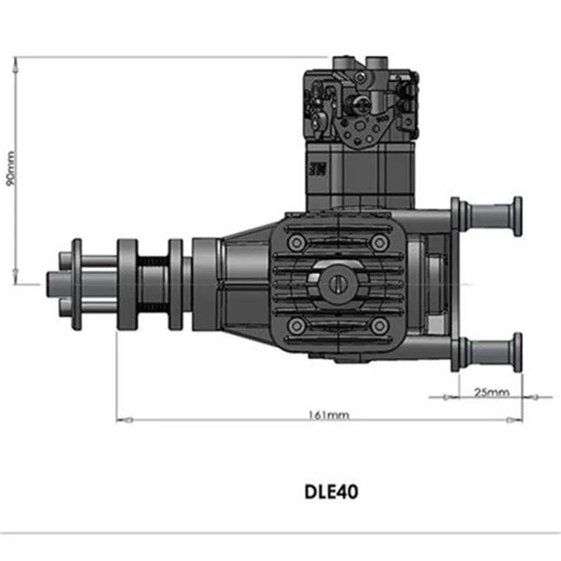 محرك DLE 40 cc الأصلي لطراز طائرة RC hot sel DLE-40 DLE40 لطائرة RC