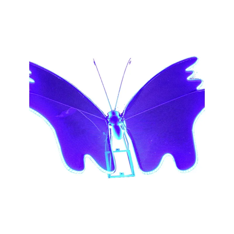 Outdoor luminous hollow butterfly animal ornament lamp landscape LED park square courtyard floor to ceiling scenic