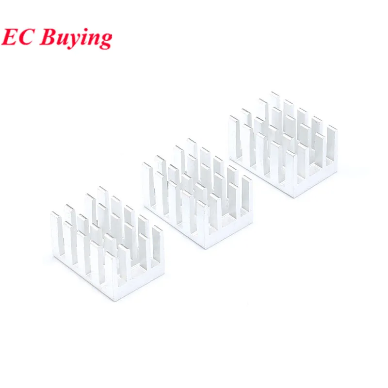 10pcs/1pc 19X13X11mm Heatsink Radiator Cooling Fin Cooler Aluminum Heat Sink for Transistor PCB PBC IC Chip LED 19*13*11mm