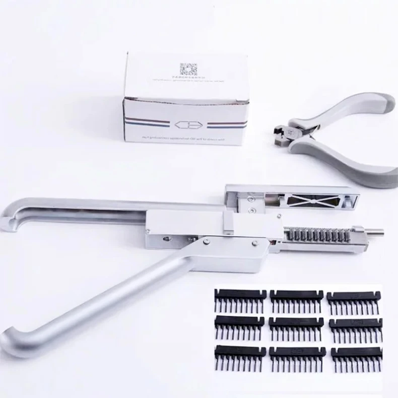 YY 6D Human Hair Extension Machine 6D-1 Hair Extension Tools Salon Supply 30-60 Min Full Head 6D Hair Extension Set