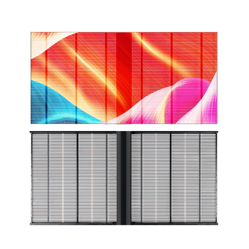 Indoor Glass Transparent LED Display Panels HD LED Display Screen