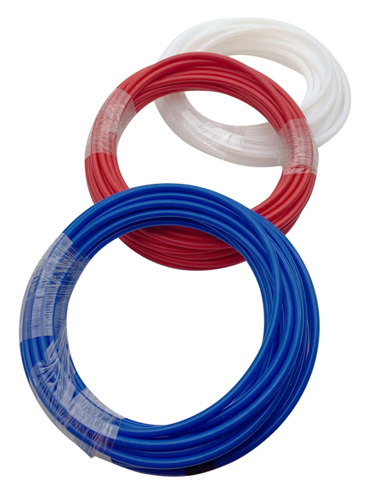 Tube en PTFE 600V ID 1-2-2.5-3-4-5-6-7-8-9-10-11-12-13-14-15mm, tuyau isolé F46, tuyau rigide, résistance à la Corrosion et à la température