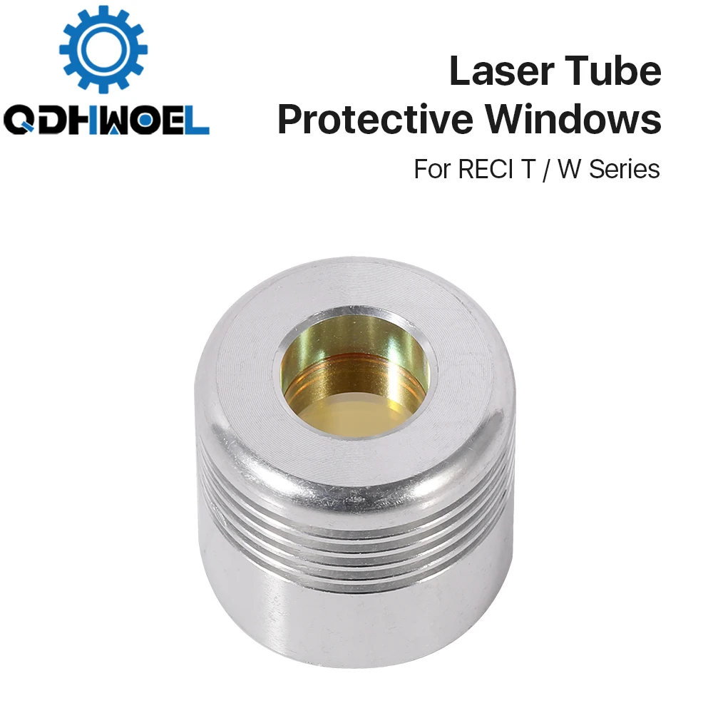 QDHWOEL Co2 Laser Tube Protective Windows RECI W/T Series Laser Protective Optical Accessories For RECI Series Laser Tube