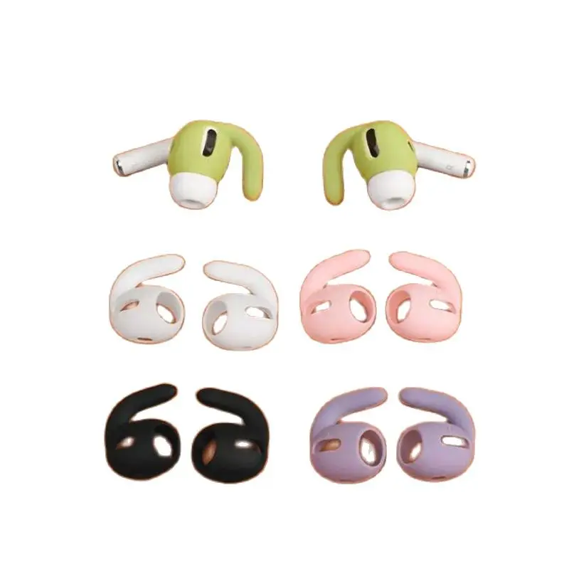 خطافات أذن مضادة للانزلاق لسماعات AirPods Pro ، سماعات أذن ، رؤوس أذن ، جل لسماعات Apple AirPods Pro ، غطاء جراب سماعة أذن ، زوجان