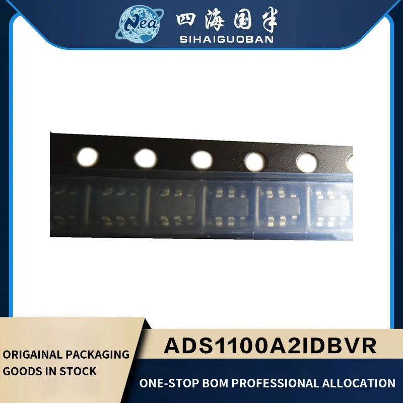 2PCS ADS1100A2IDBVR SOT23-6 ADS1110A2IDBVR 16-Bit 240SPS 1-Ch Delta-Sigma ADC With PGA, Oscillator, Voltage Reference, And I2C