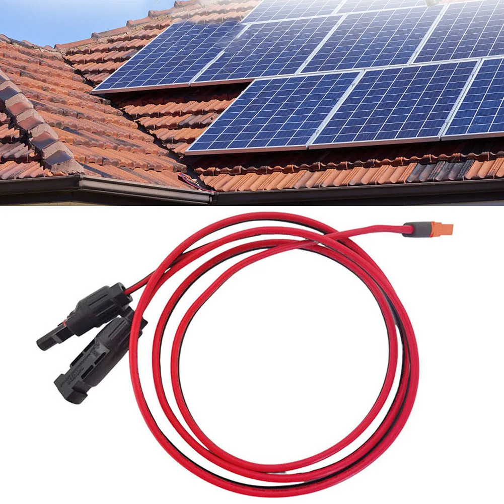 

Solar Connector To Charge Extension Cable 12AWG Cord To Adapter Cable For Input Port Portable Power Station