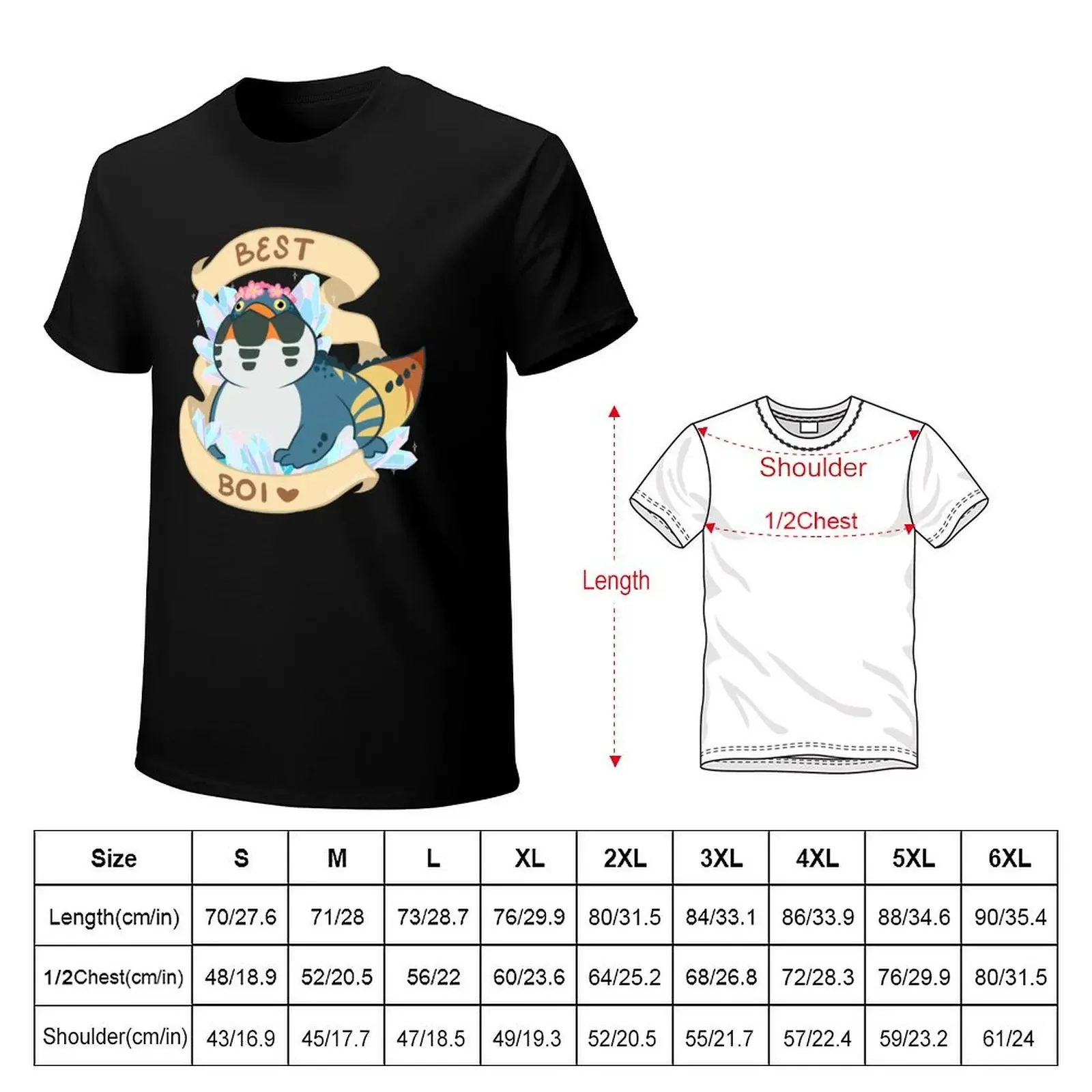 Dodogama Best Boi (MonHun: World) T-Shirt vintage t shirts oversizeds animal prinfor boys t shirts for men cotton