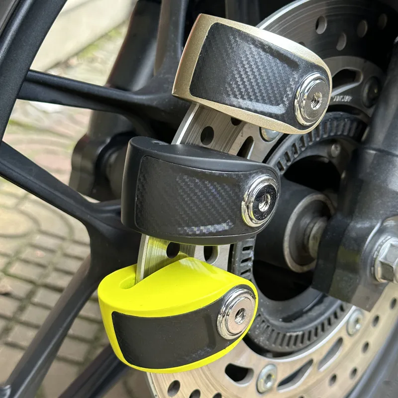 

2024 NEW Falante Motorcycle Roulette Lock Zinc Alloy Bicycle Mountain bike stroller Scooter brake Disc Lock Three brass keys