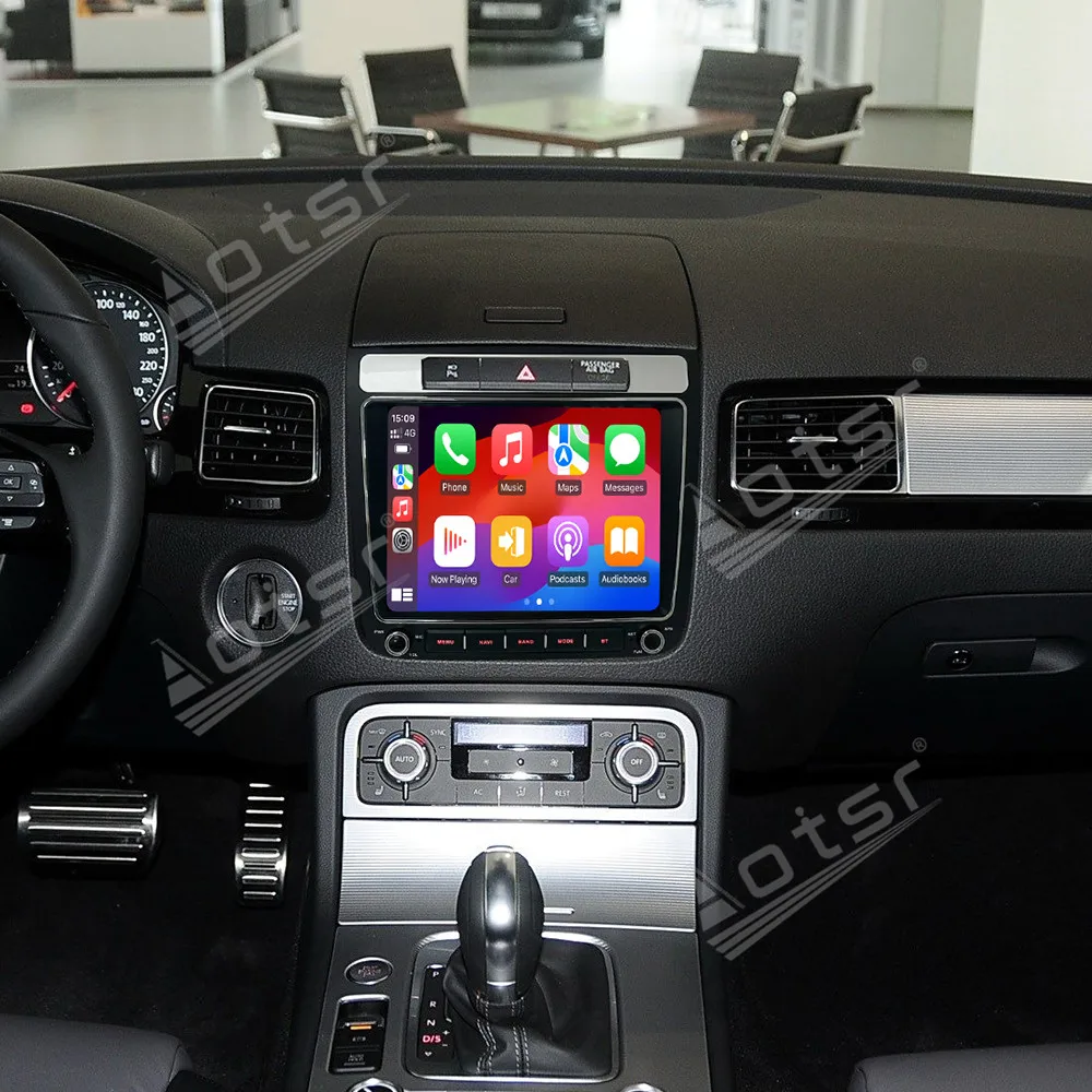 8.4 inch auto carplay Android 14.0 Radio For Volkswagen Touareg 2011 to 2018 Multimedia Player GPS navigation WIFI Head Unit