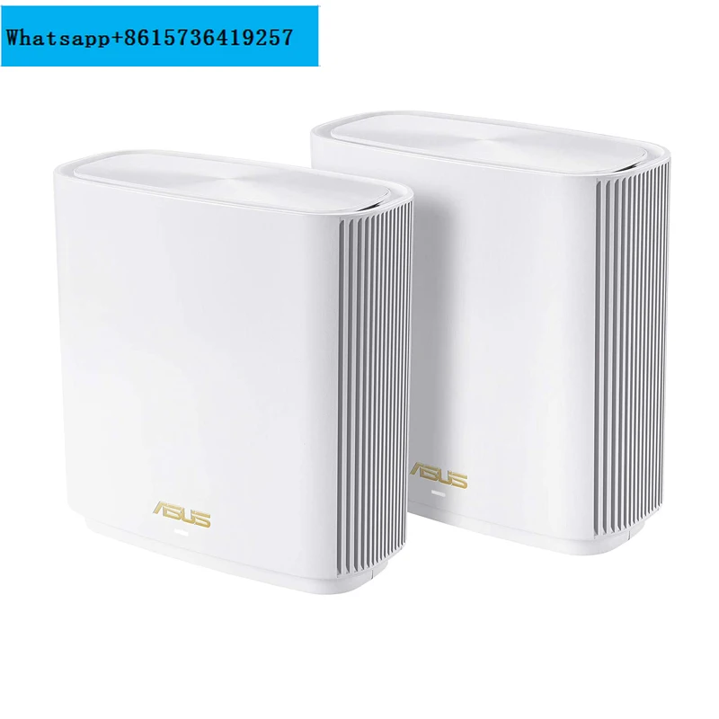 ZenWiFi XT8 1-2 Packs Whole-Home Tri-Band Mesh WiFi 6 System Coverage up to 5,500sq.ft or 6+Rooms, 6.6Gbps WiFi Router