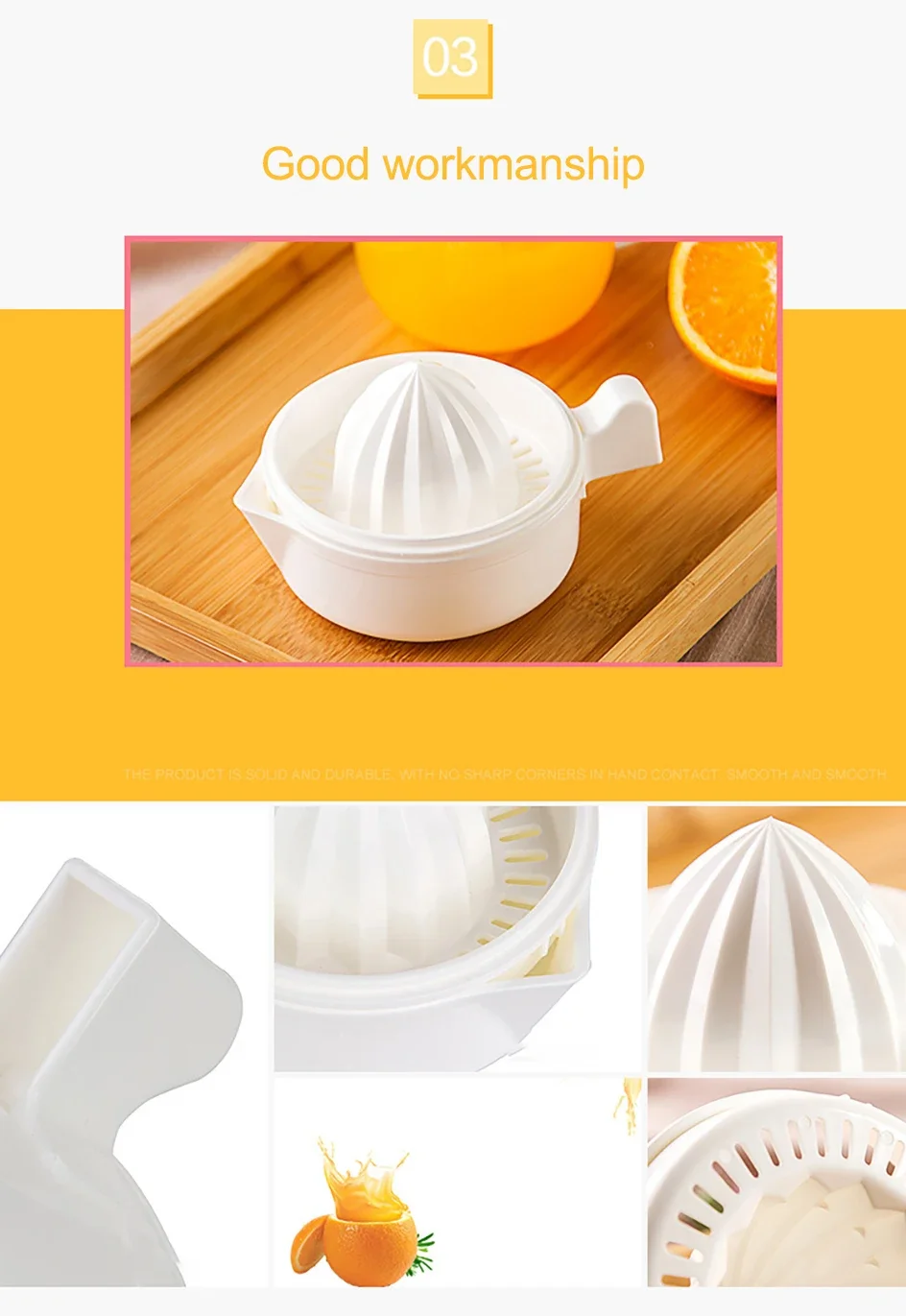 Manual Portable Citrus Tools Plastic Orange Lemon Squeezer Multifunction Fruit Juicer Machine Kitchen Accessories_maomaolike.com