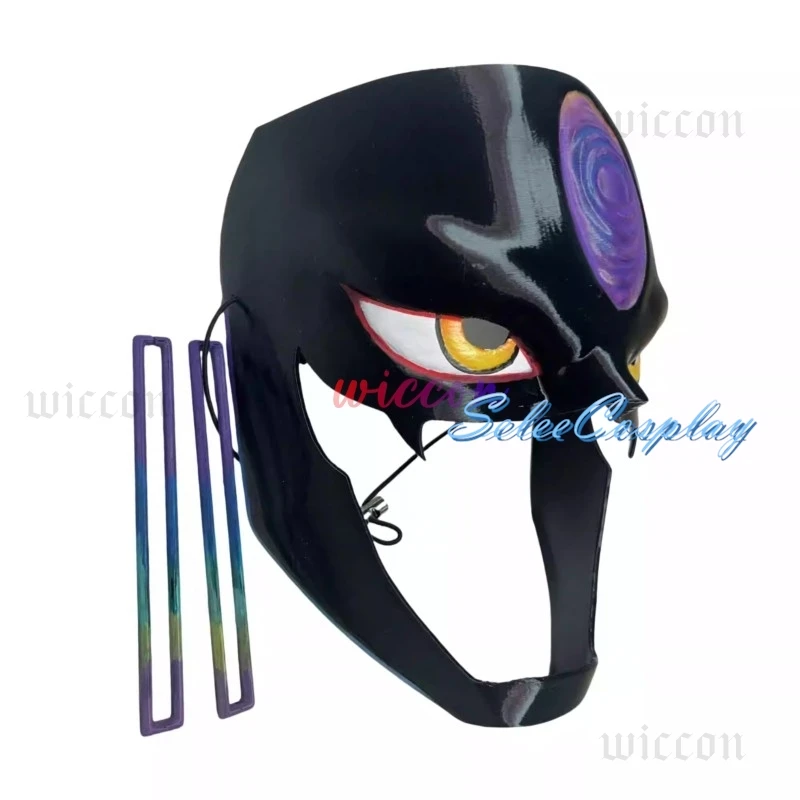 أنيمي Dandadan Jiji تأثيري DAN DA DAN تمتلك Jiji زي شعر مستعار قرط كبس مجموعة قناع أقراط عيون هالوين الرجال حفلة يتوهم