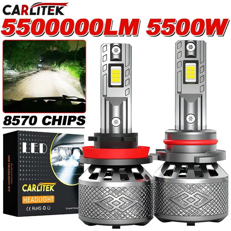 5500 واط H7 LED المصباح 5500000LM Led Canbus مصباح سيارة H7 H1 H11 H8 H3 9005 9006 HB3 HB4 9012 HIR2 مصباح الضباب H27 880 881 سيارة ضوء #1