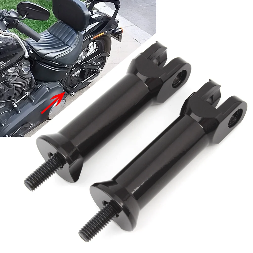 Accesorios para motocicleta, soporte de clavija trasera para Harley Davidson Fat Boy FLFB HeritageFLHC Street Bob FXBB Softail Fat Bob 18-20