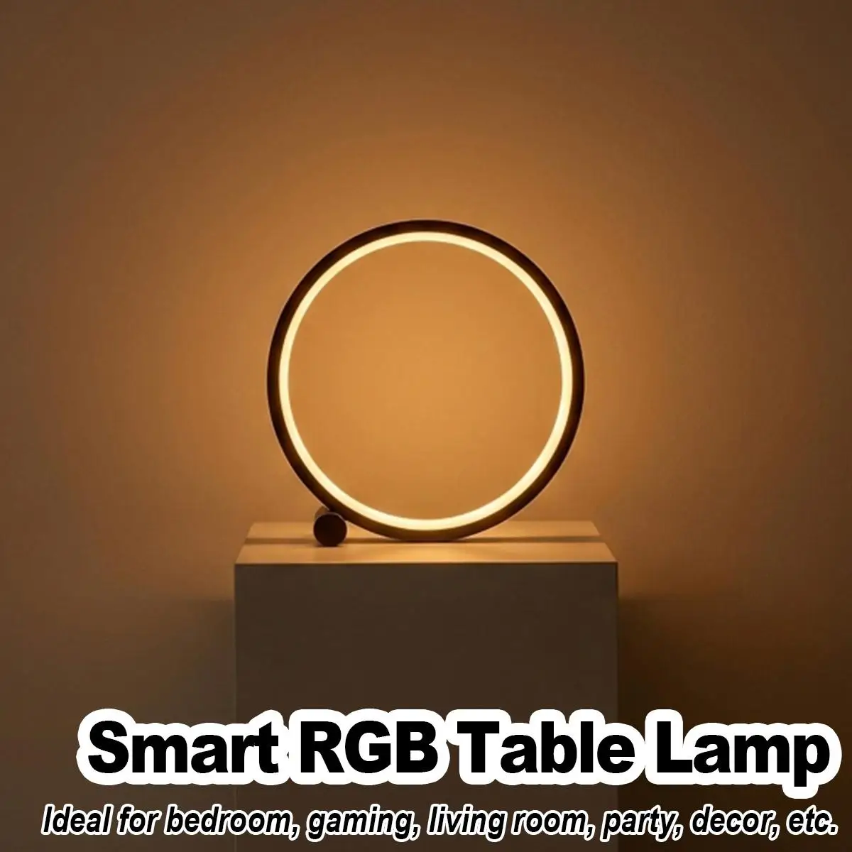 

Smart Table Lamp Music Sync Stepless Dimming Table Lamps Atmosphere Usb Desk Setup Room Decor Atmosphere Light Home Gift Usb
